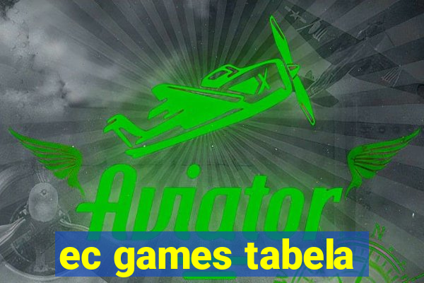 ec games tabela